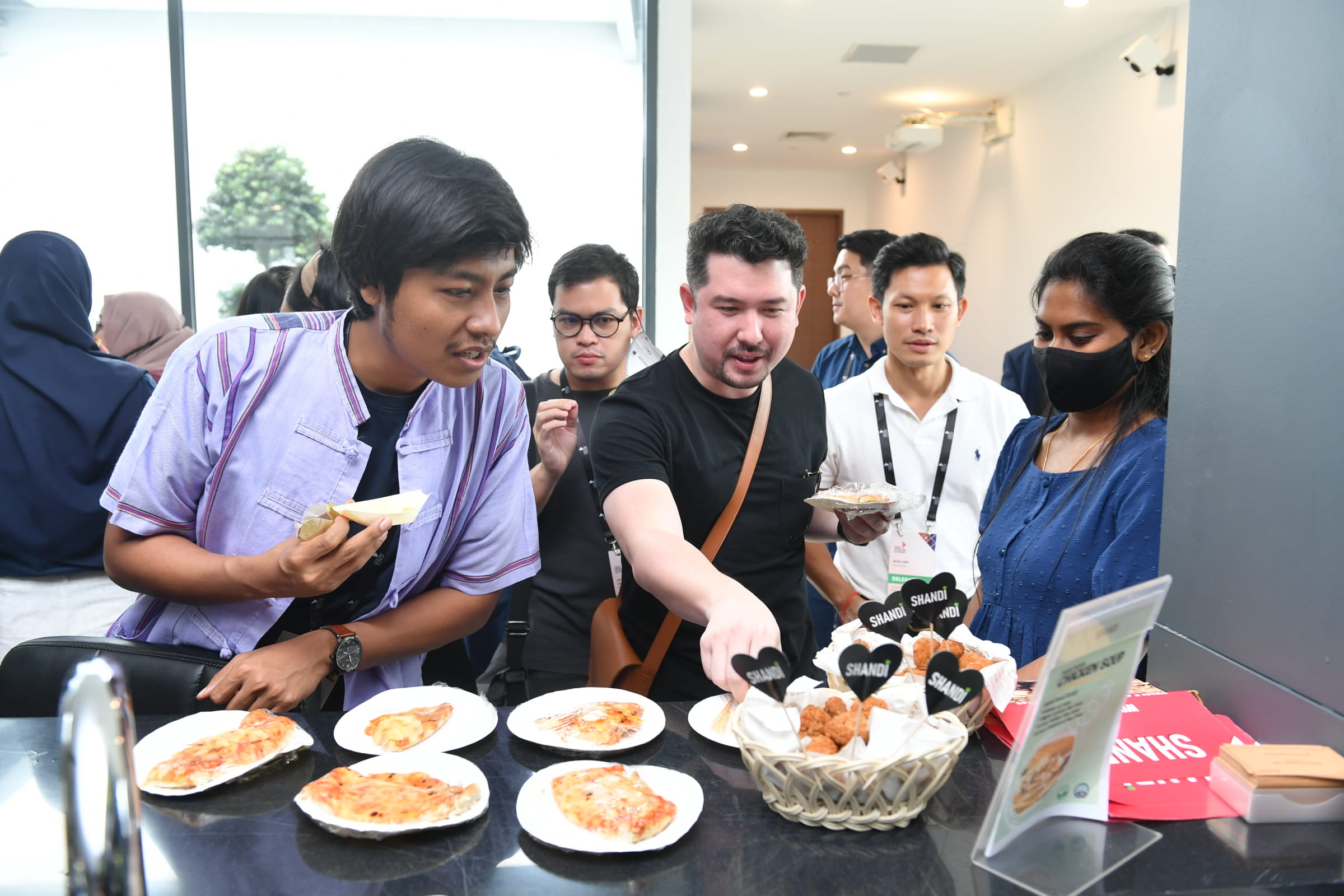 The Fellows enjoyed plant-based snacks at Singapore’s Innovate 360