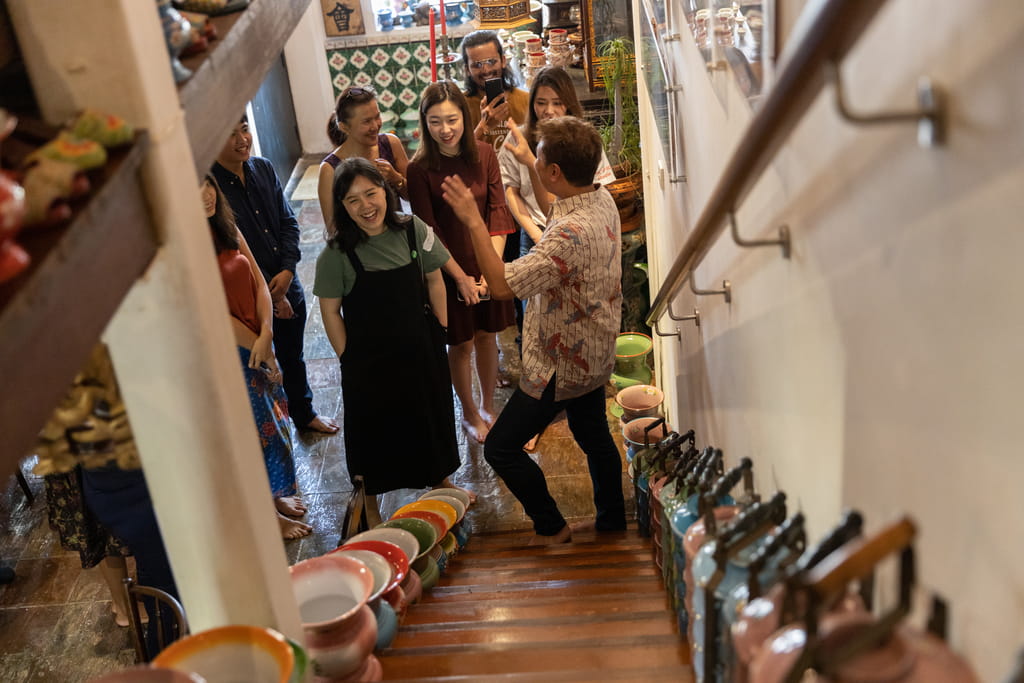 The group visited The Intan, a home museum showcasing the unique Peranakan heritage culture which embodies Singapore’s multi-racial ethnicity