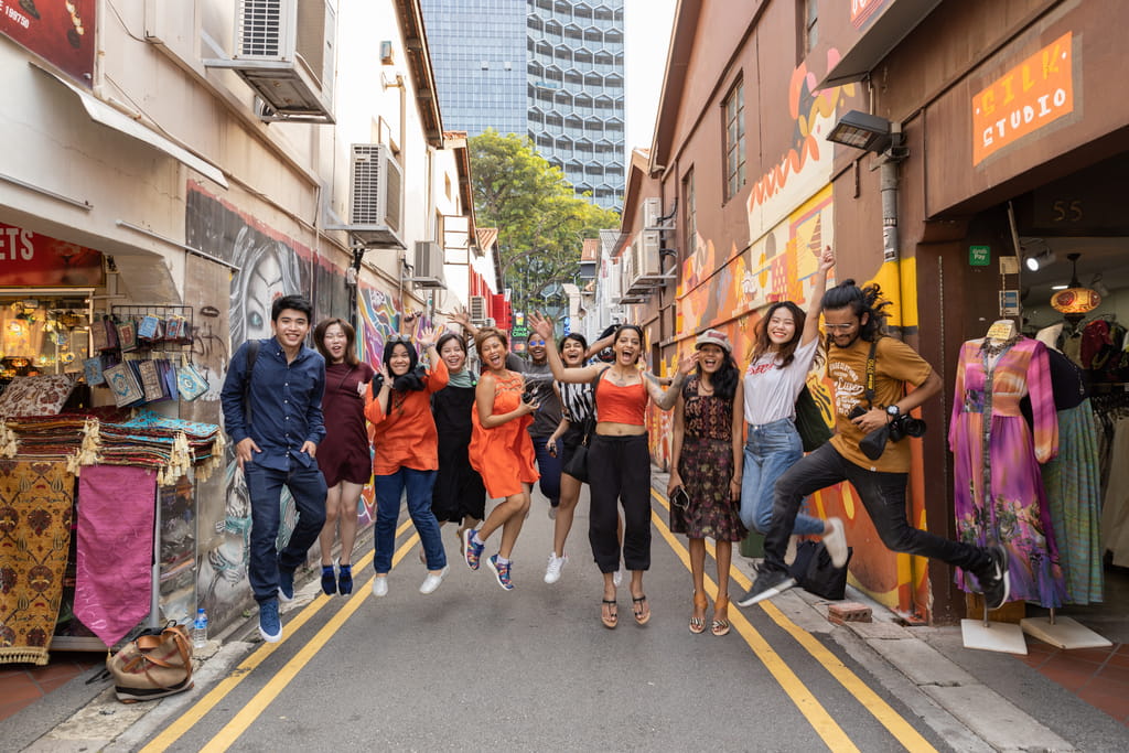 Our international friends saw the cultural vibrancy of Singapore when they visited Little India and Kampong Glam